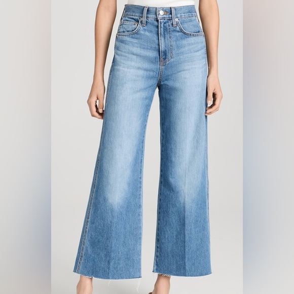 💙 VERONICA BEARD Taylor- Relaxed Wide Leg High Rise Jeans | Size 27 - Picture 2 of 12